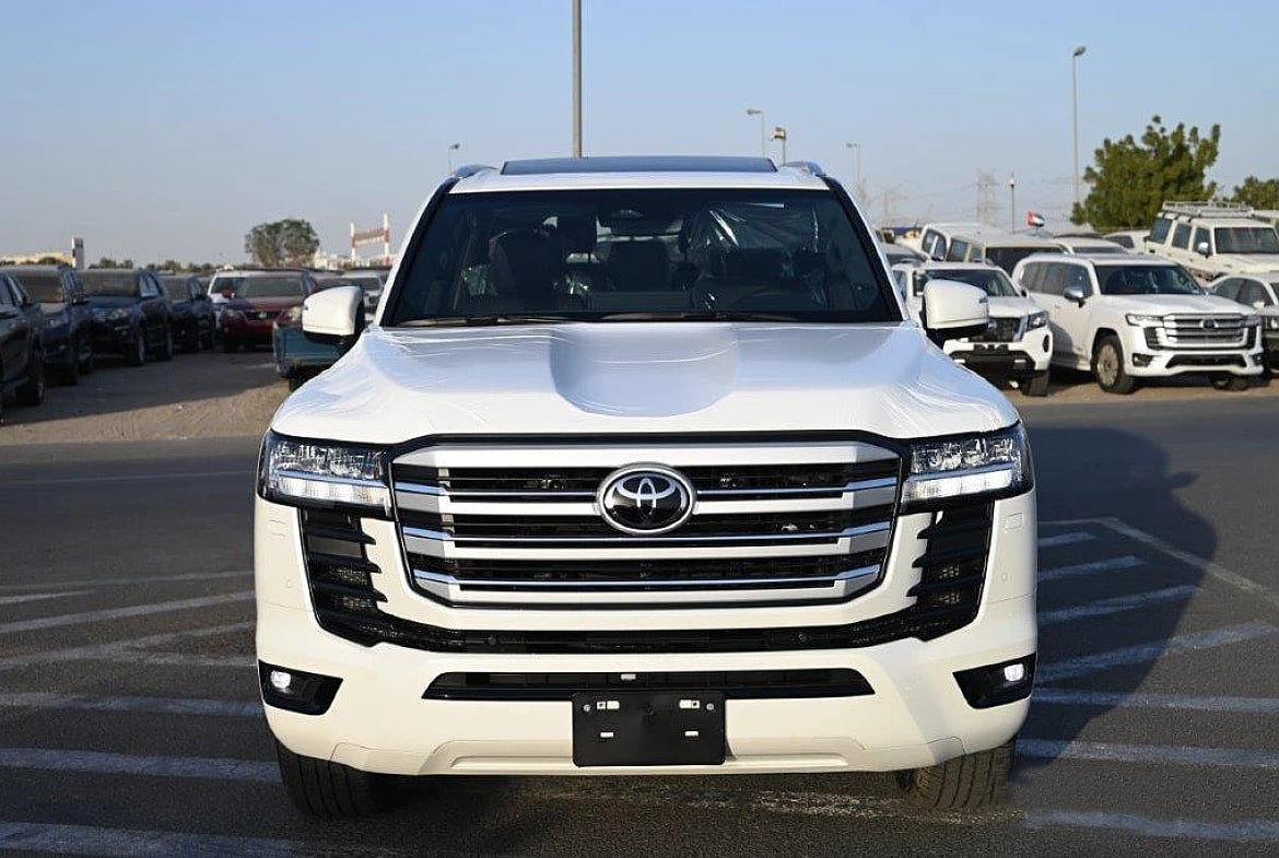 Toyota Land Cruiser 300 GXR 2025 in white color