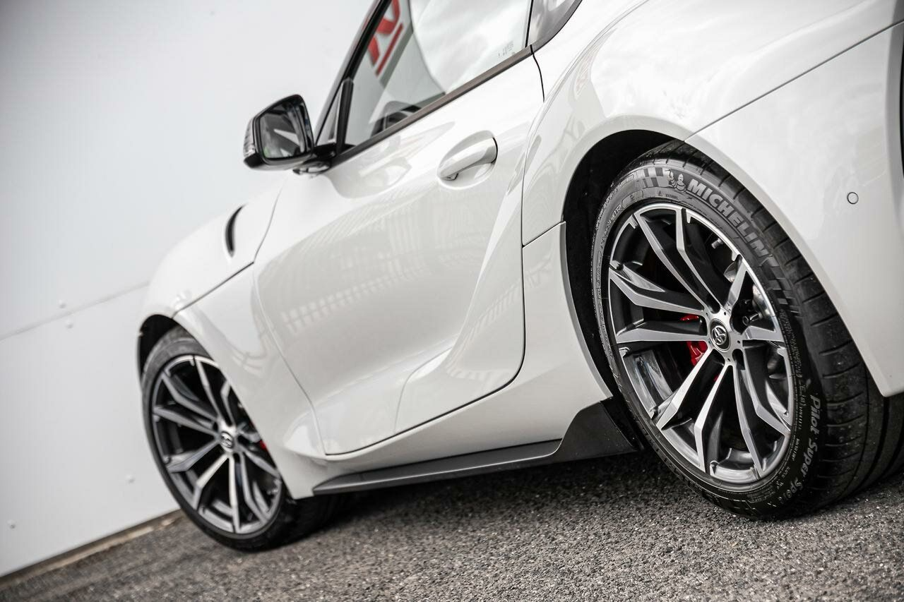 white Toyota Supra J29 GR GT 2024