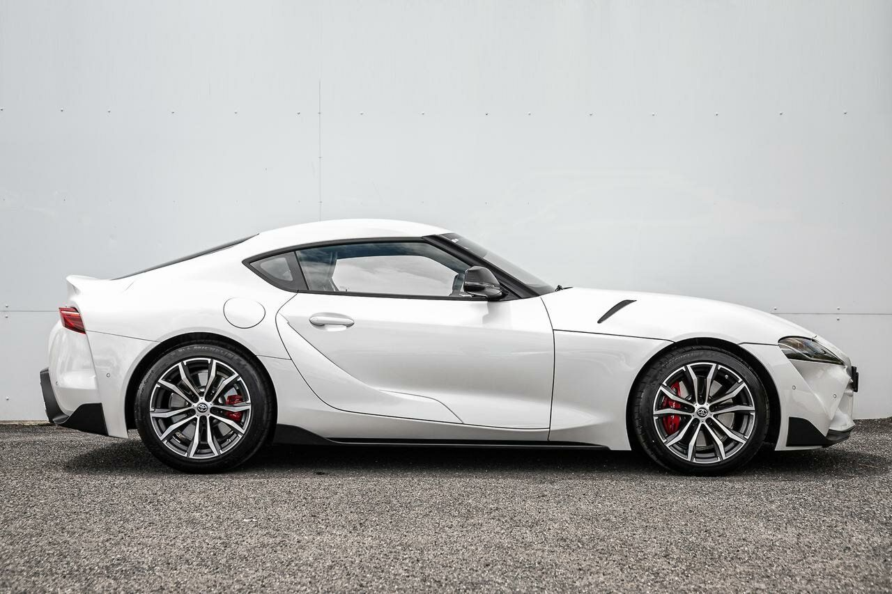 white Toyota Supra J29 GR GT 2024