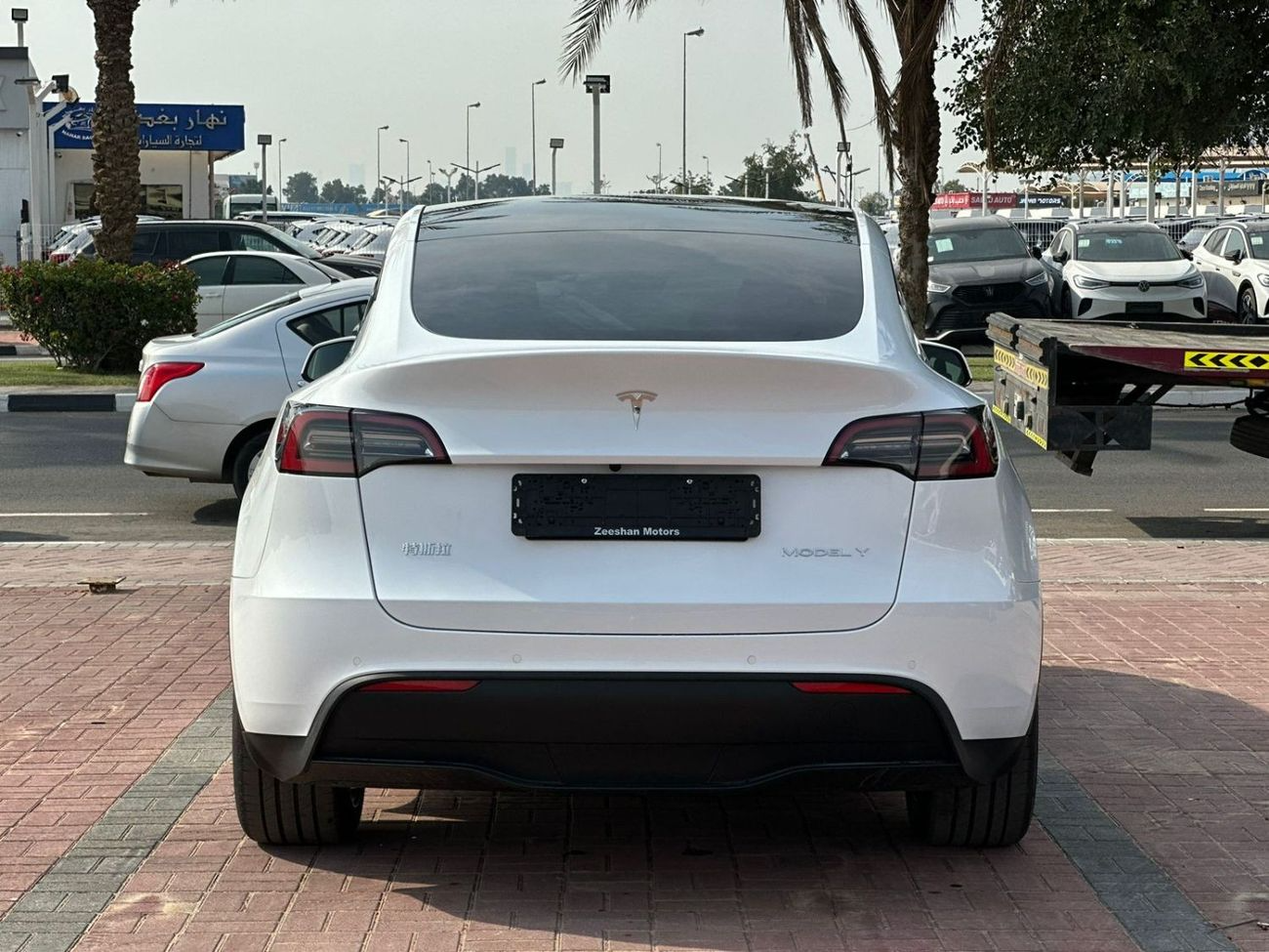 2024 Tesla Model Y white