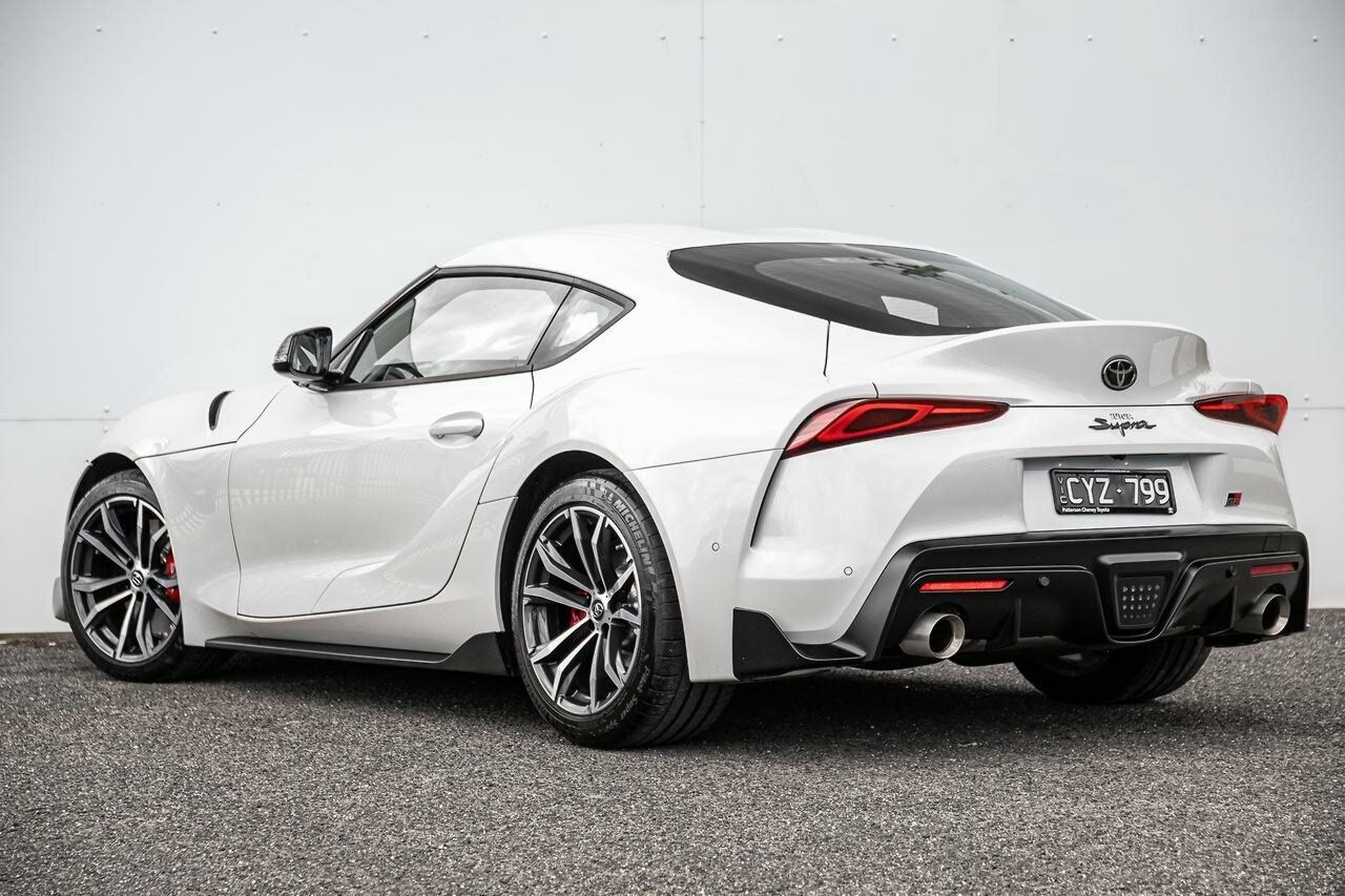white Toyota Supra J29 GR GT 2024