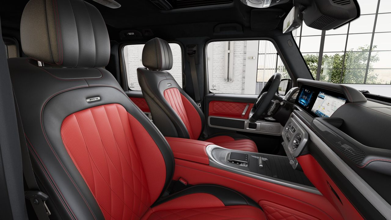 AMG G 63 interior 2025 gray