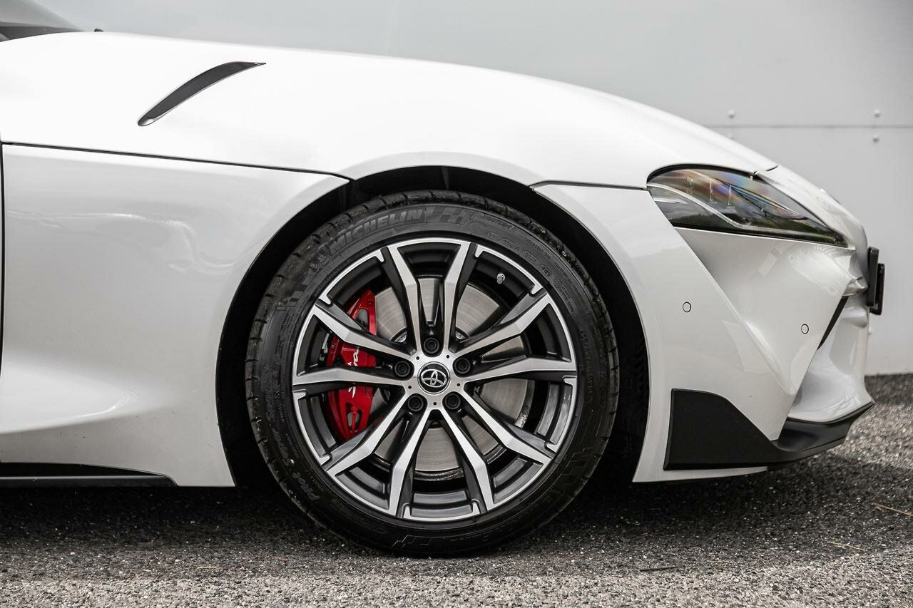 white Toyota Supra J29 GR GT 2024