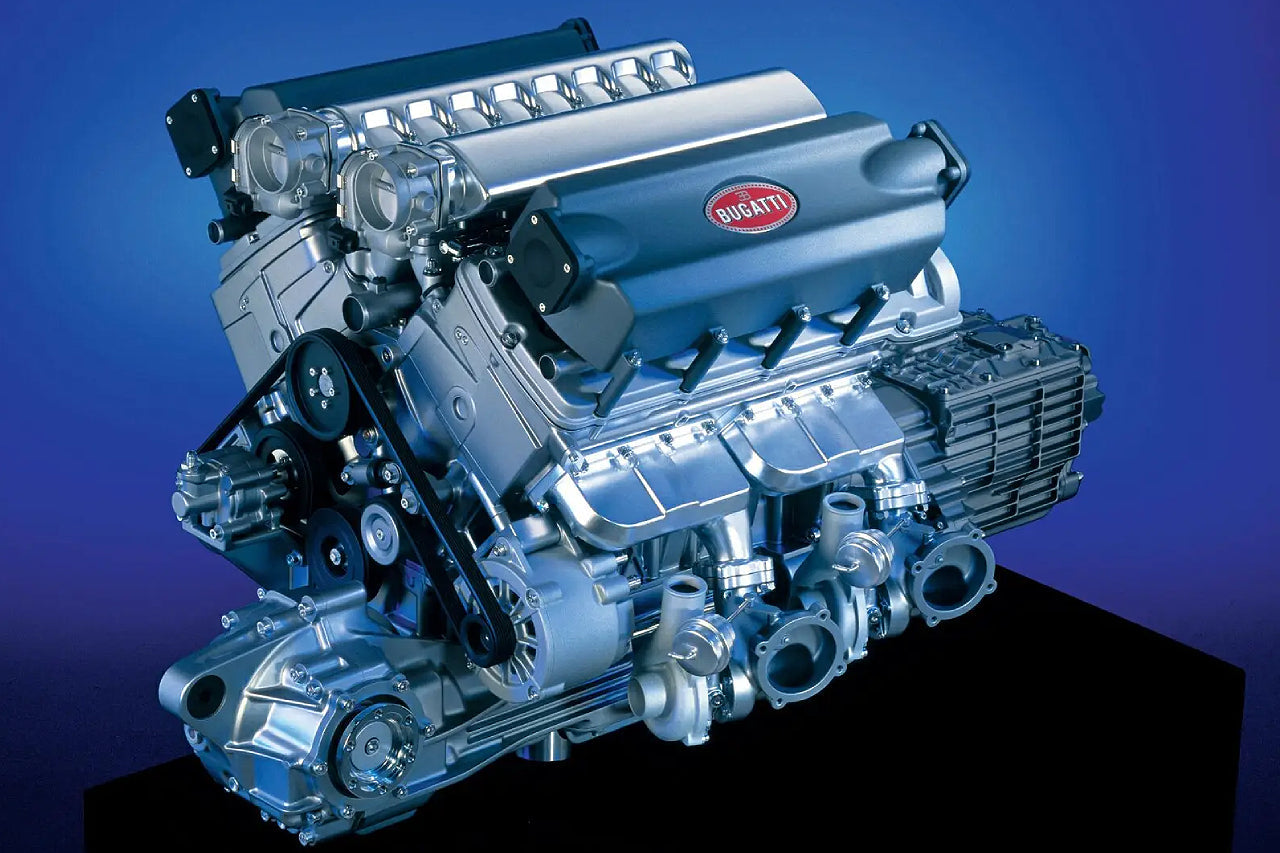 The Incredible Bugatti W16 Engine