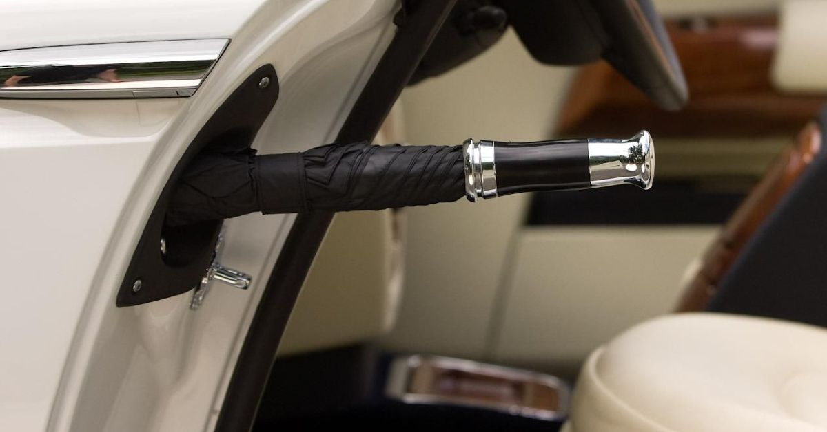 Why Rolls Royce Has an Umbrella Inside the Door