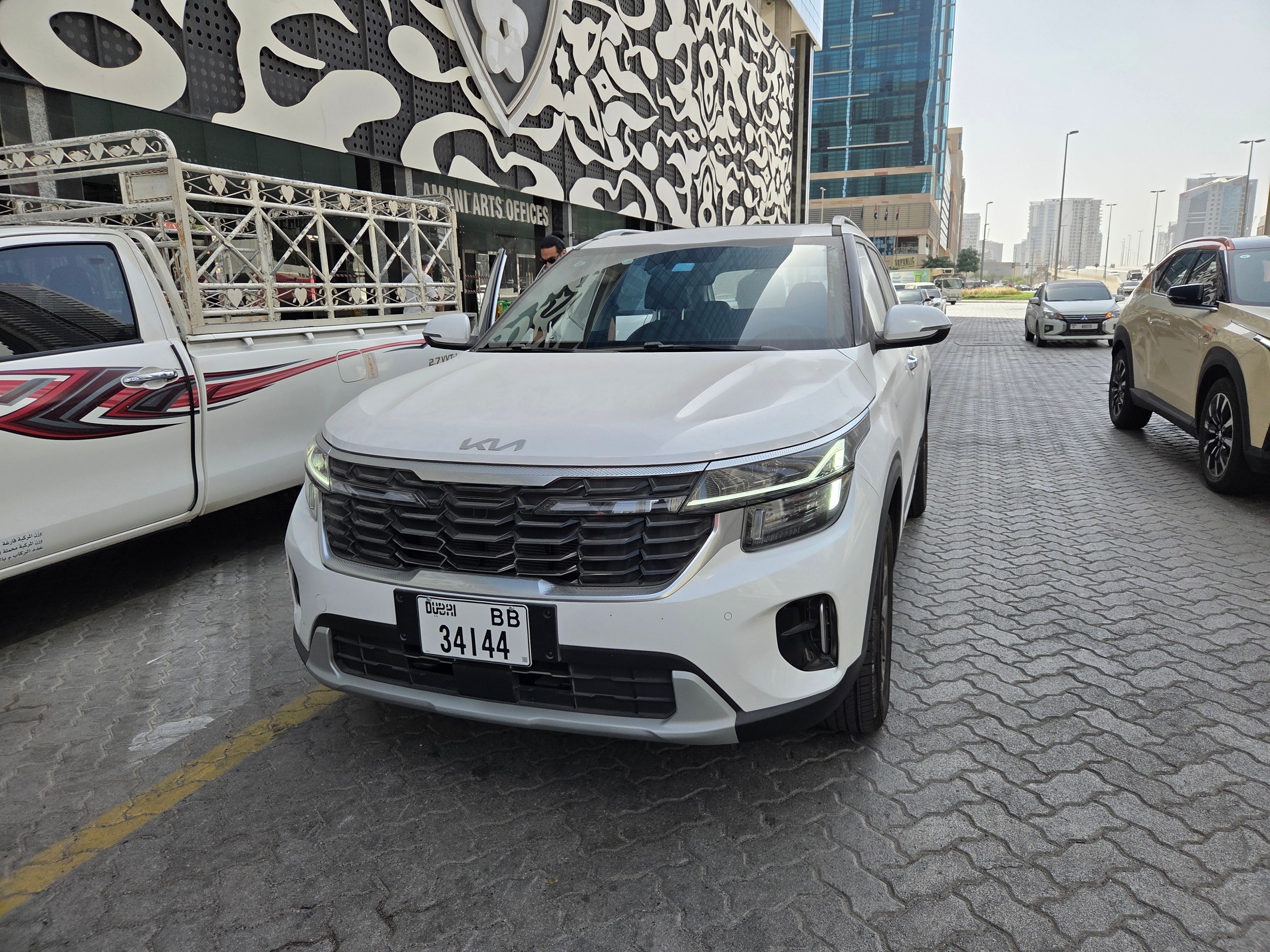 KIA Seltos 2025 White for Rent