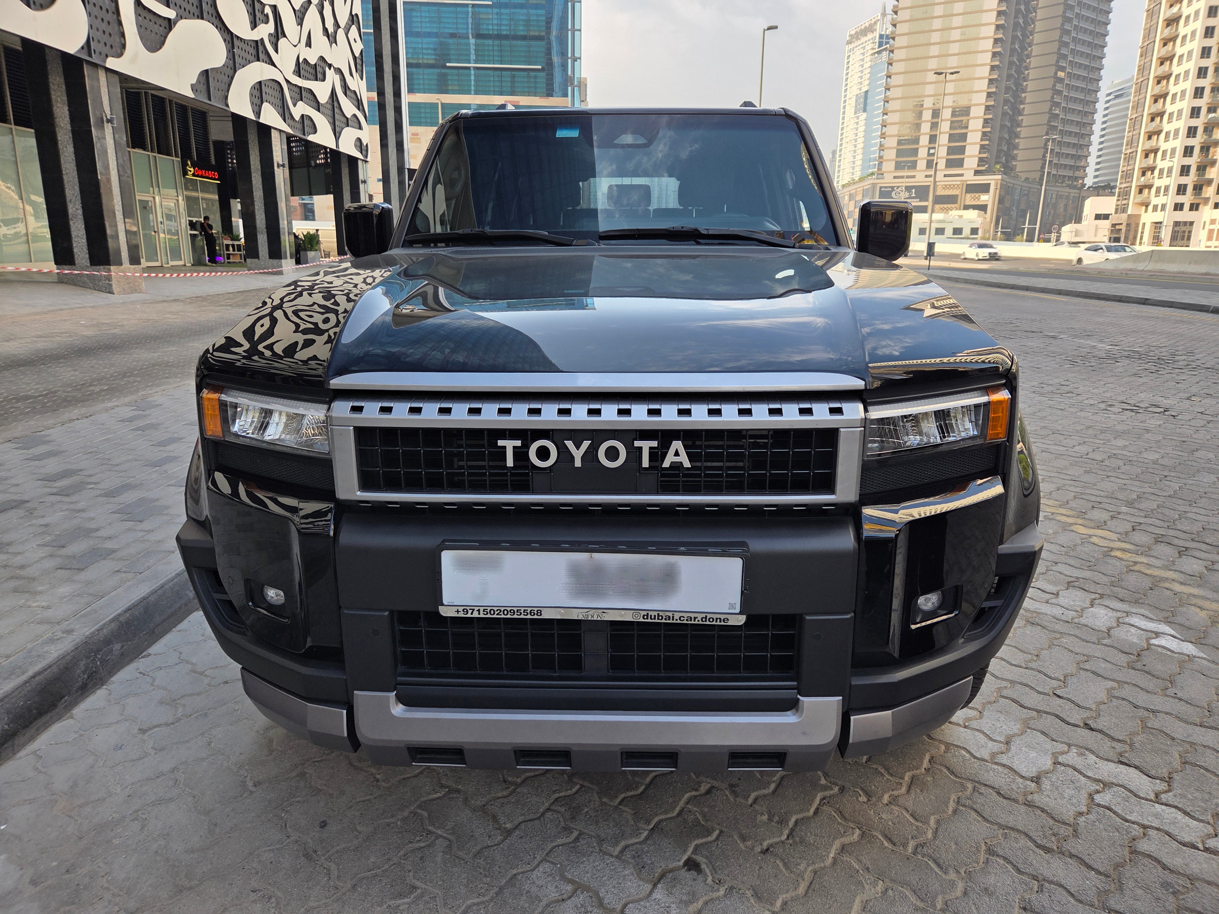 toyota prado mid option 2025 black