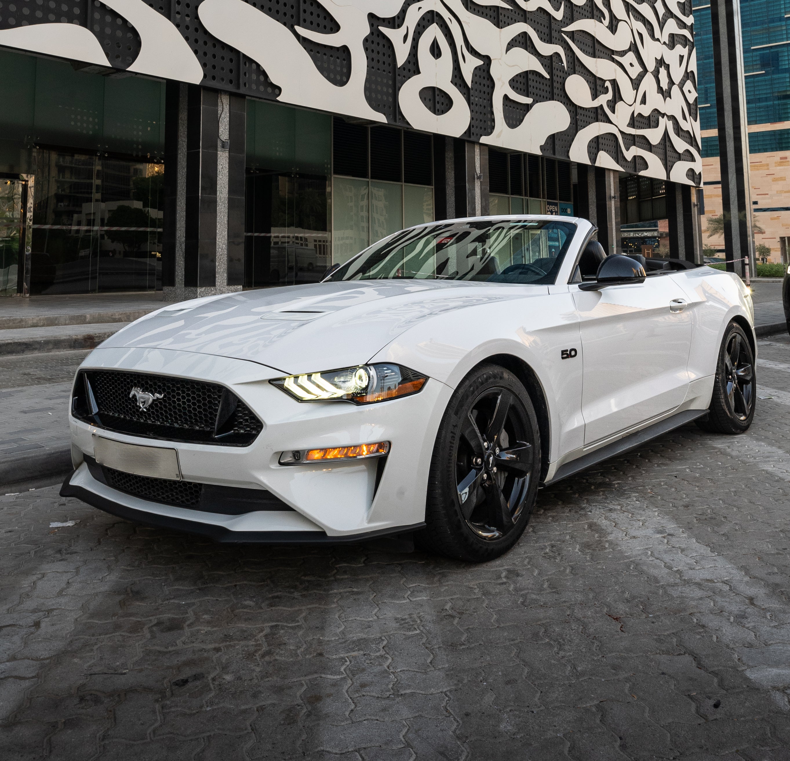 Ford Mustang GT 2024 White For Rent