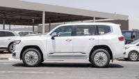 2025 Toyota Land Cruiser VXR hybrid white