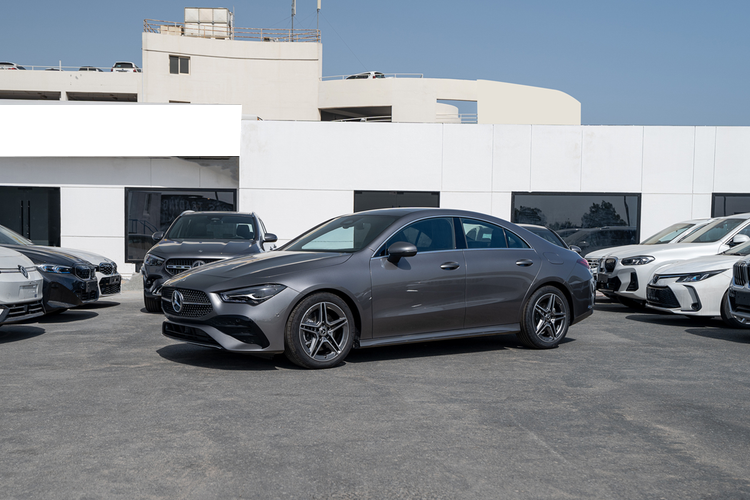 Mercedes-Benz CLA 200 2025 – 1.4L Turbo Petrol | Gray | 4-Door Coupe