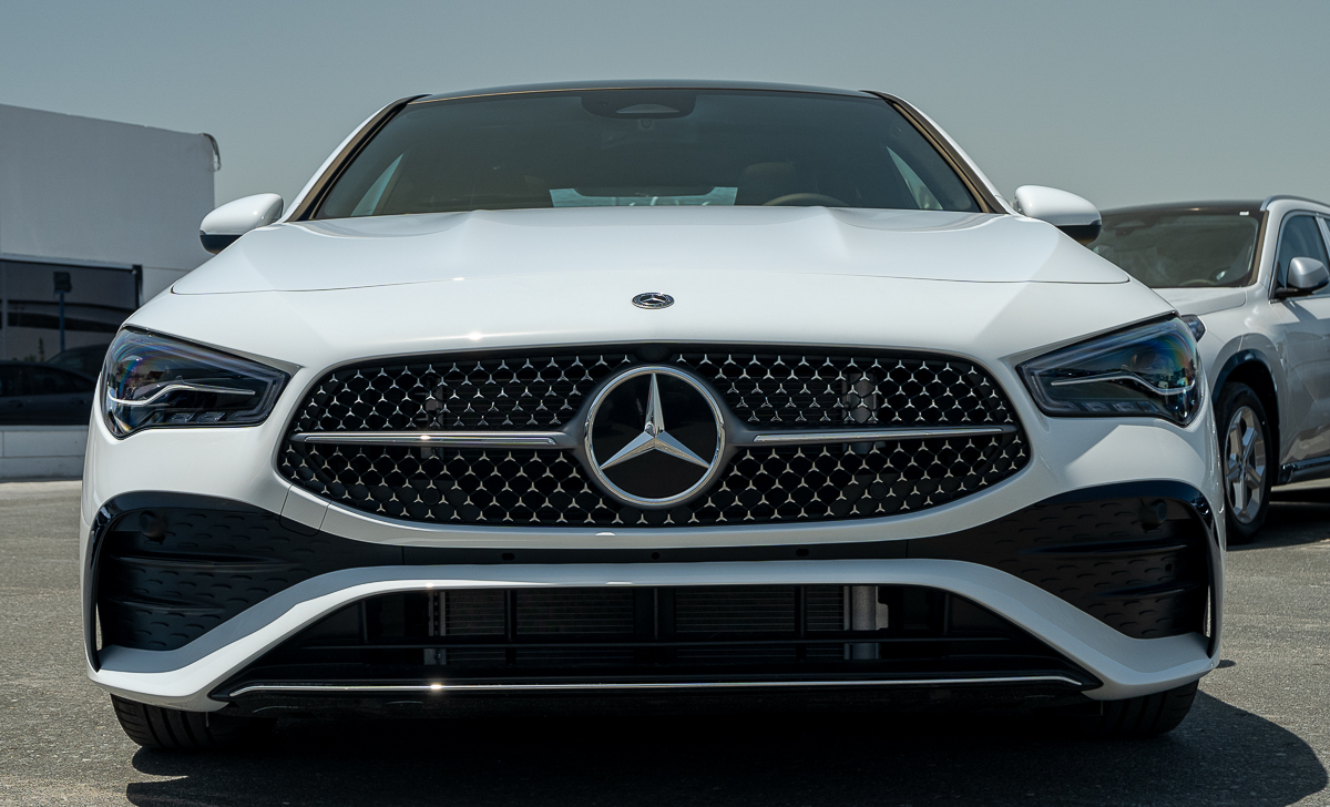 Mercedes-Benz CLA 200 2025 – 1.4L Turbo Petrol | White | Sporty 4-Door Coupe