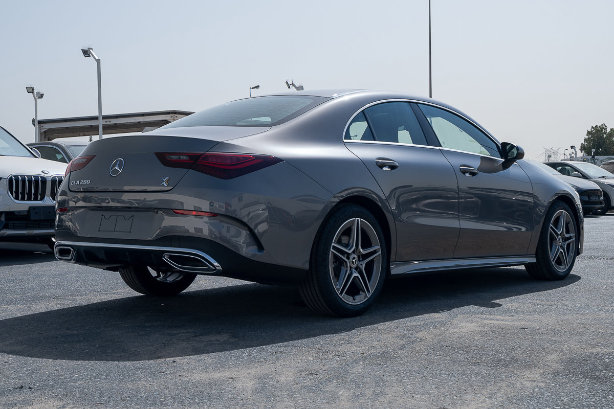 Mercedes-Benz CLA 200 2025 – 1.4L Turbo Petrol | Gray | 4-Door Coupe