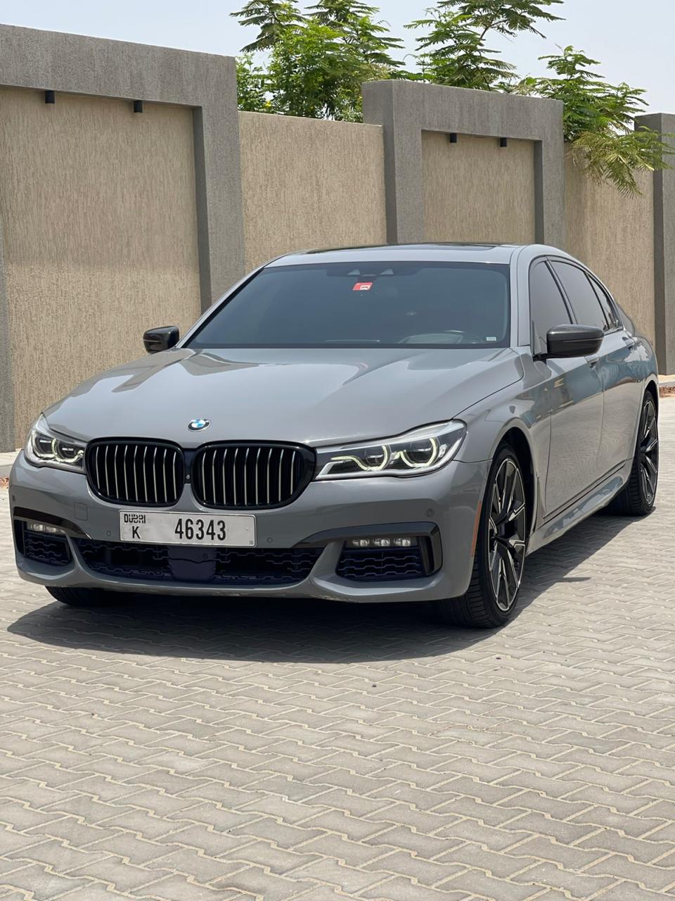 BMW 7 Series 750Li G12 2018 4.4L V8 TwinPower Turbo Gray Used