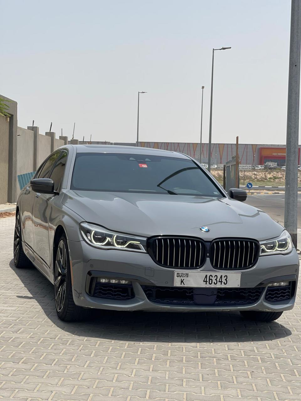 BMW 7 Series 750Li G12 2018 4.4L V8 TwinPower Turbo Gray Used