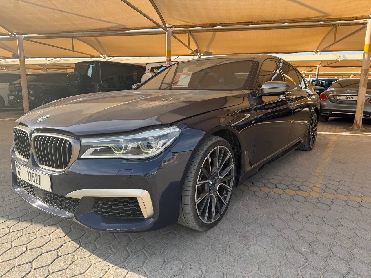 BMW 760Li 2017 dark blue used