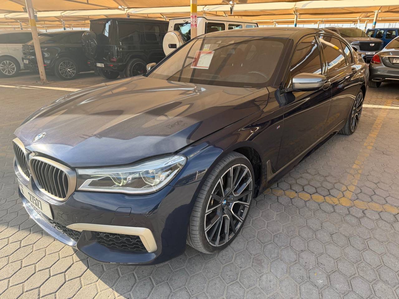 BMW 760Li V12 2017 Dark Blue