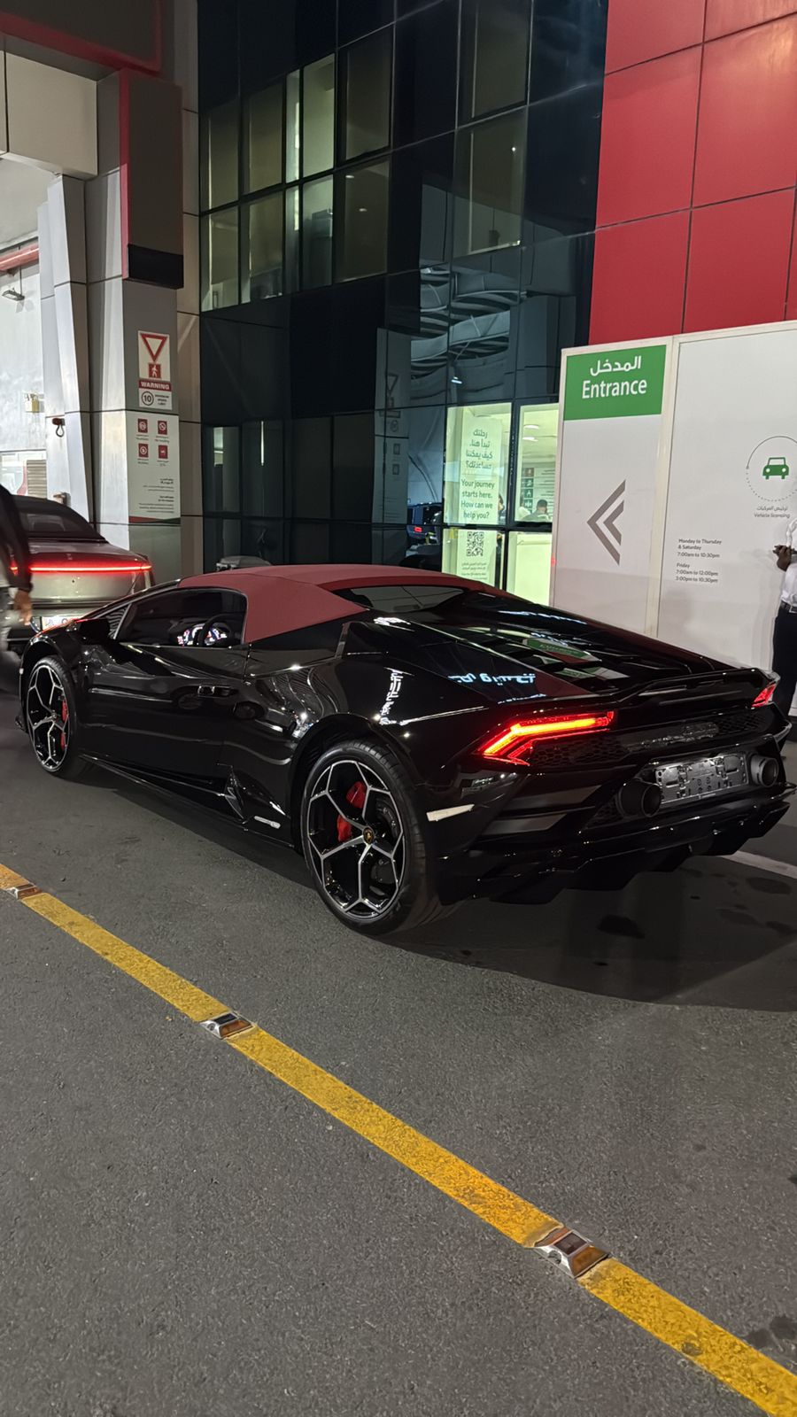 Lamborghini Huracan EVO 2023 Black rental Dubai