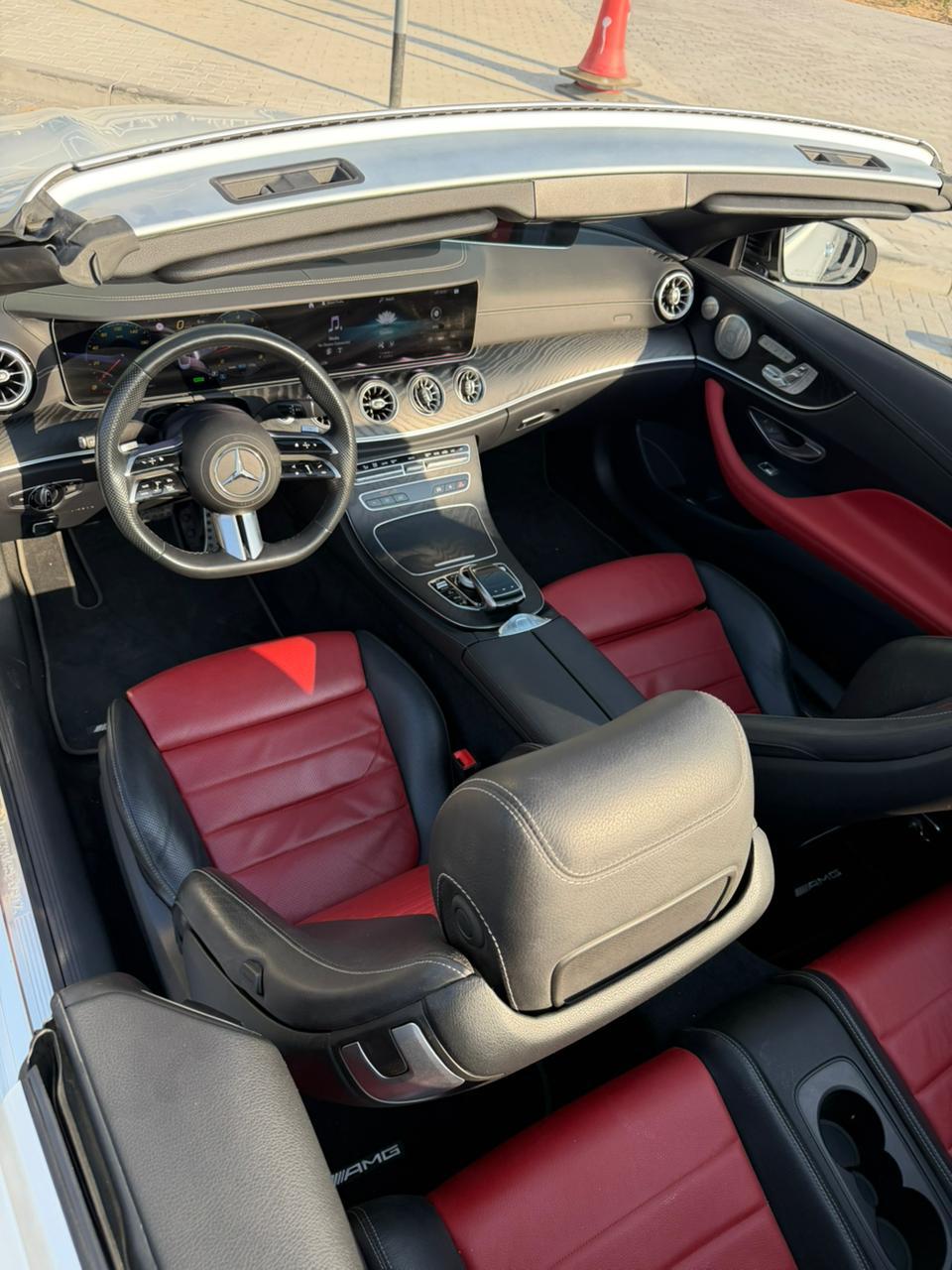Mercedes-Benz E450 2022 White rental Dubai