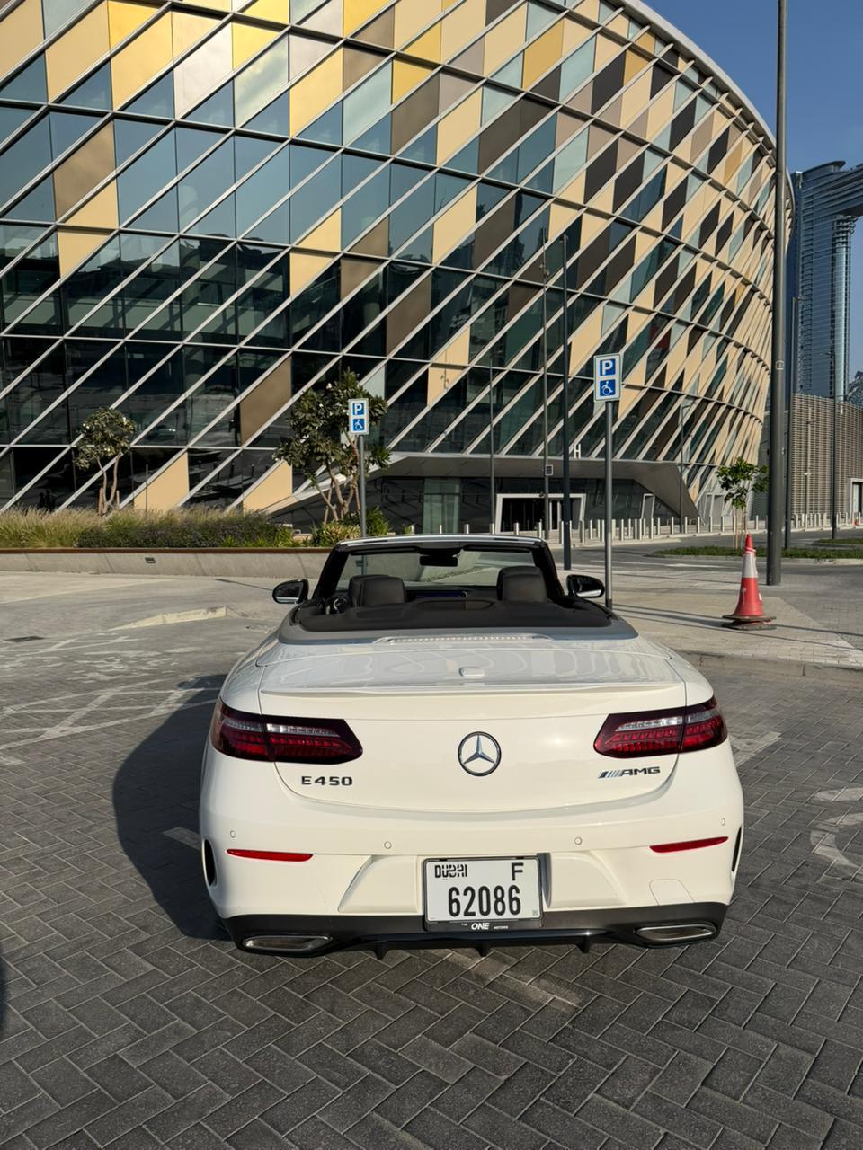 Mercedes-Benz E450 2022 White rental Dubai