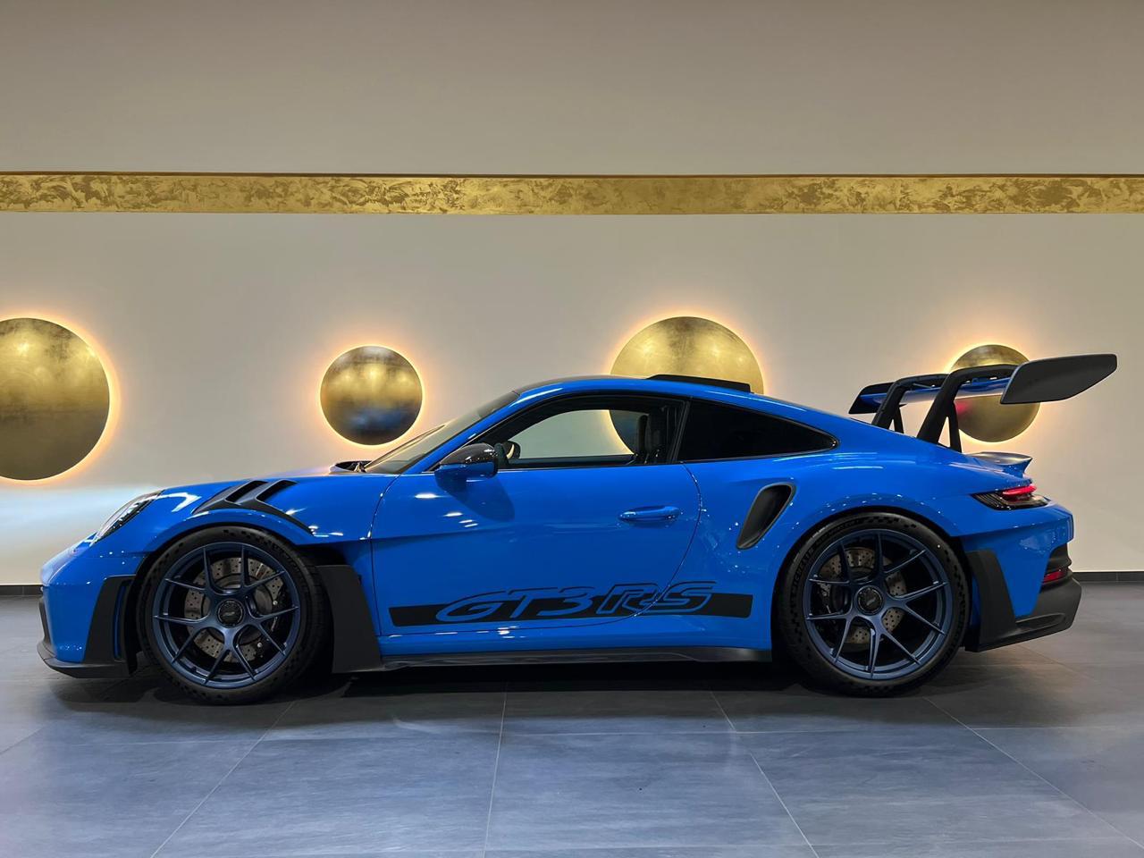 Porsche 911 GT3 RS 2025 Blue rental Dubai