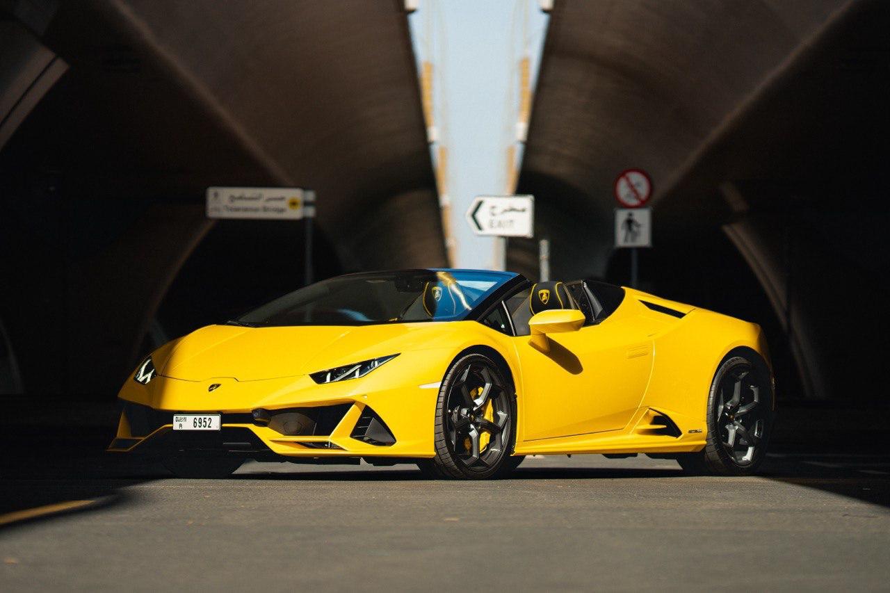 Lamborghini Huracan 2024 Yelow For Rent
