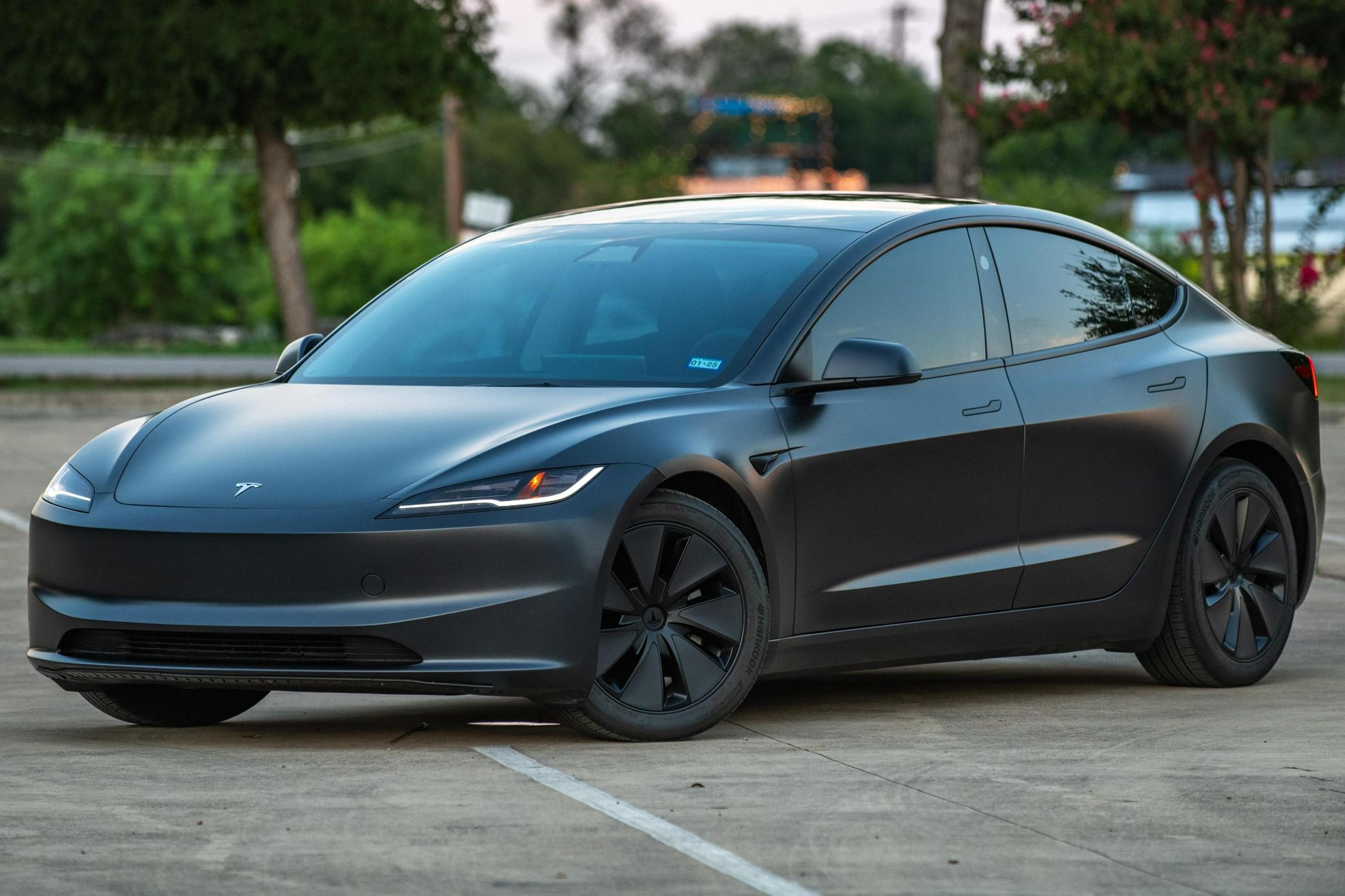 2024 Tesla Model 3 black